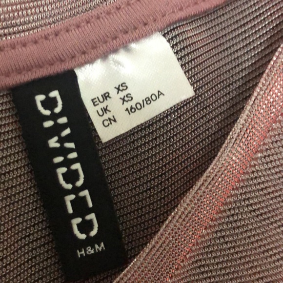H&M Mesh pink chrome T shirt - Picture 4 of 4